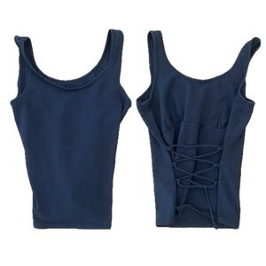 Brandy melville black Victoria tank - one size